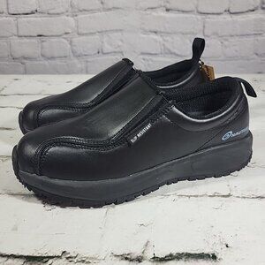 Nautilus Skidbuster SR Soft Toe Electric Hazard‎ Womens Black Work Shoes 8.5 NWT